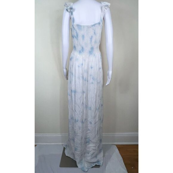 Boho Me Blue & White Cloud Pattern Dress 2X/3X - Picture 13 of 13
